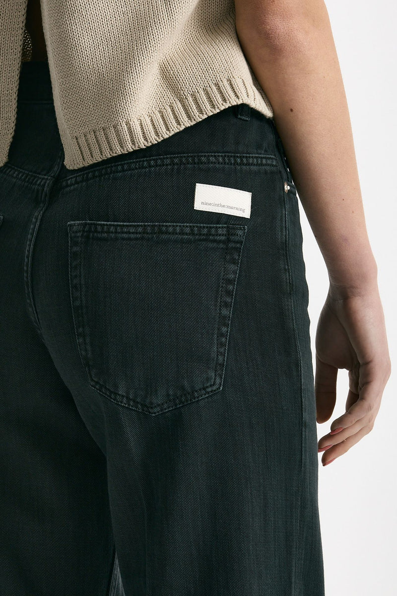 Jeans regular ELSA Lavaggio nero lavato donna Nine in the morning - 5