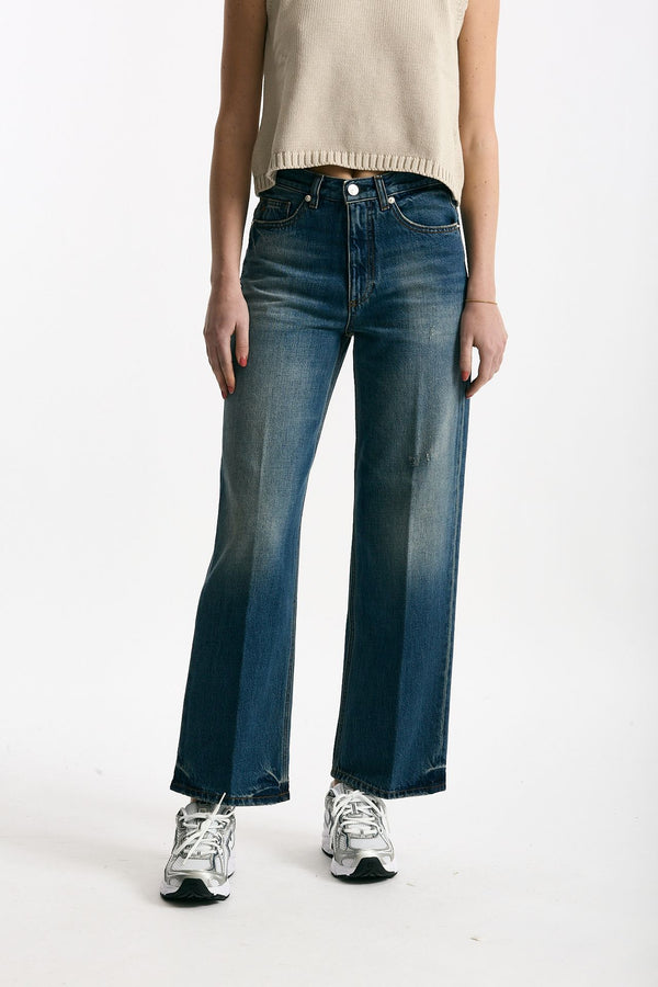 Jeans regular ELSA lavaggio medio donna Nine in the morning