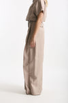 Pantalone palazzo PETRA rosa tenue donna Nine in the morning - 3