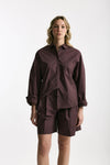 Camicia over burgundy donna Nine in the morning - 2