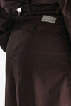 Bermuda vita alta pinces burgundy donna Nine in the morning - 5