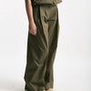 Pantalone palazzo PETRA verde oliva donna Nine in the morning - 6