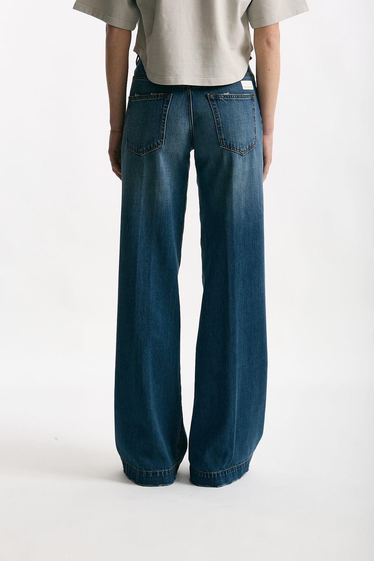 Jeans palazzo NADIA lavaggio medio donna Nine in the morning - 3