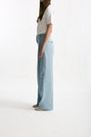 Pantalone in lino CALYPSO azzurro donna Nine in the morning - 2