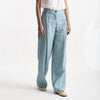 Pantalone in lino CALYPSO azzurro donna Nine in the morning - 7
