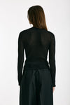Maglia con applicazioni nero donna Nude - 3