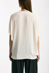 Camicia rouges in viscosa panna donna Nude - 4