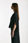 Camicia rouges in viscosa nero donna Nude - 3