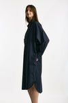 Abito over in cotone blu donna Nude - 6