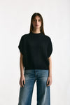 Maglia lavorata nero donna Nude - 2