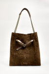 Borsa VENUS HOBO PEACH a spalla in suede donna Orciani - 1