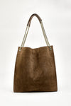 Borsa VENUS HOBO PEACH a spalla in suede donna Orciani - 3