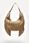 Borsa ISOLA FRINGE LARGE a spalla in suede donna Orciani - 1