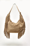 Borsa ISOLA FRINGE LARGE a spalla in suede donna Orciani - 3