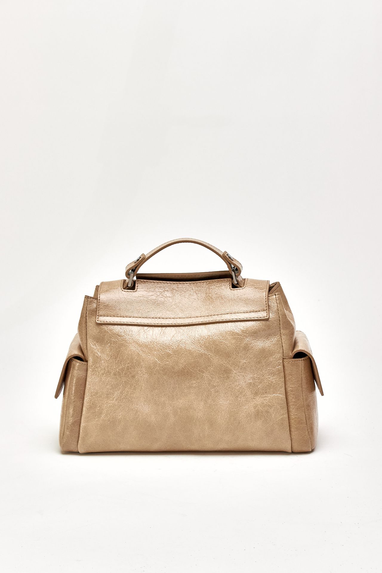 Borsa SVEVA STARCK SMALL in pelle biscotto donna Orciani - 3