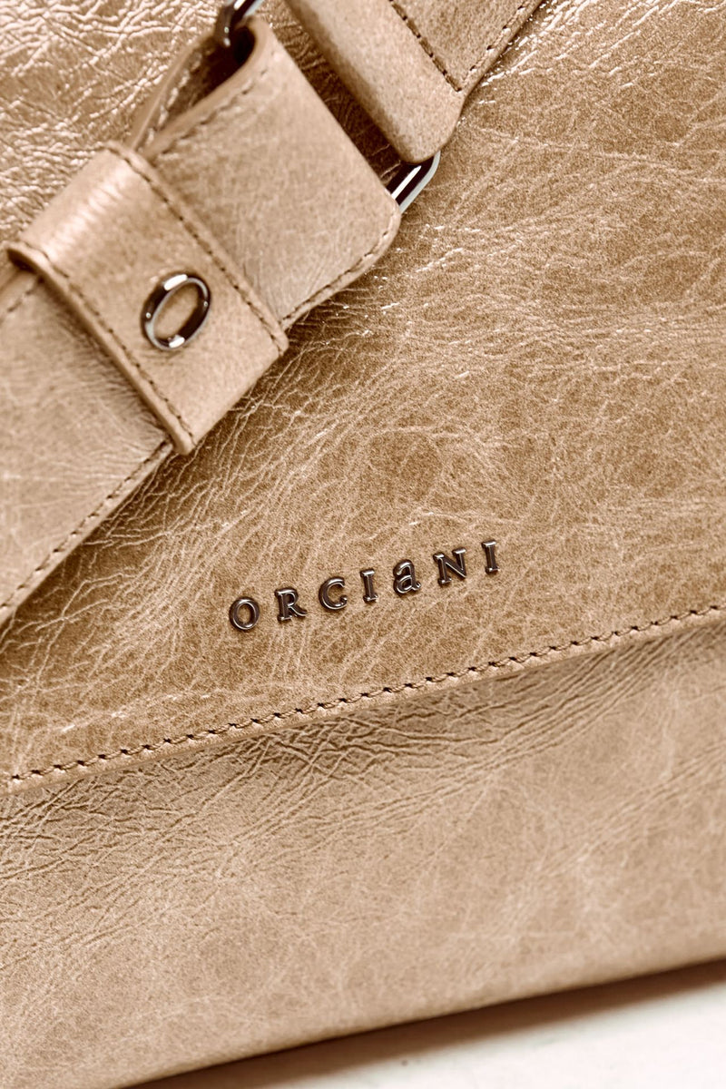 Borsa SVEVA STARCK SMALL in pelle biscotto donna Orciani - 5