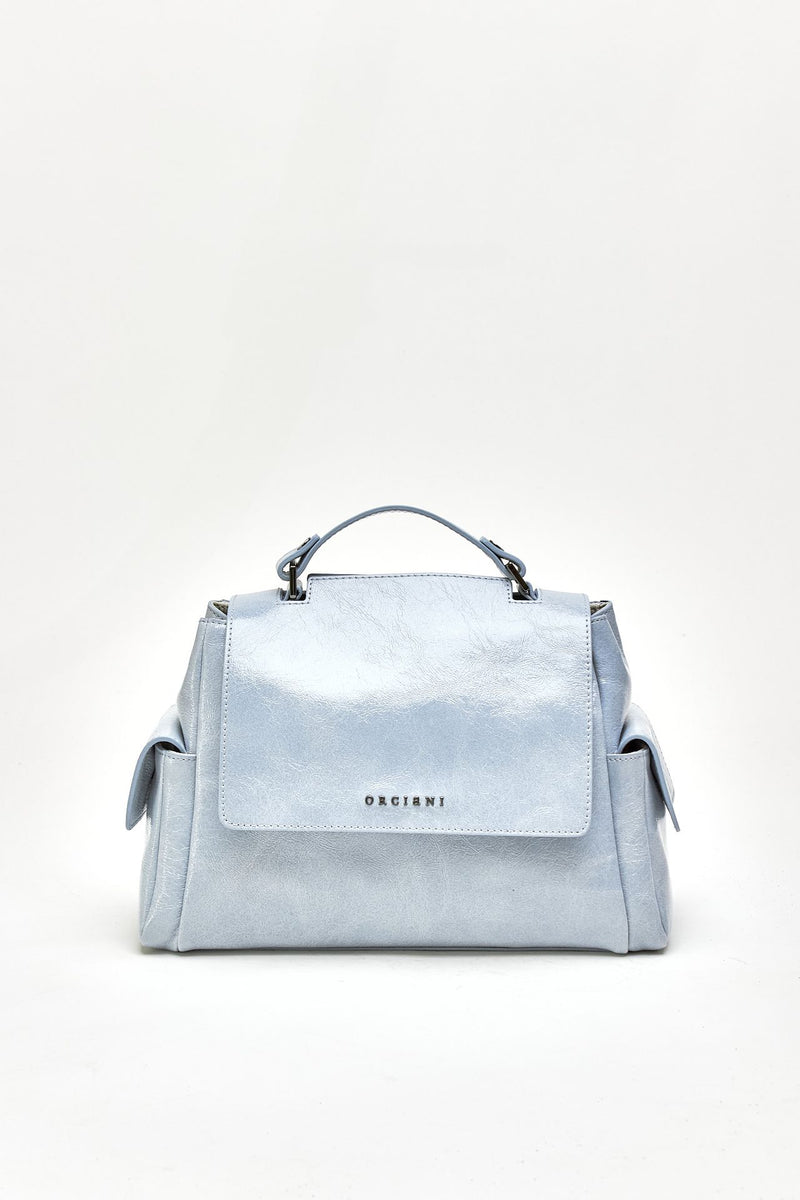 Borsa SVEVA STARCK SMALL in pelle cielo donna Orciani - 1