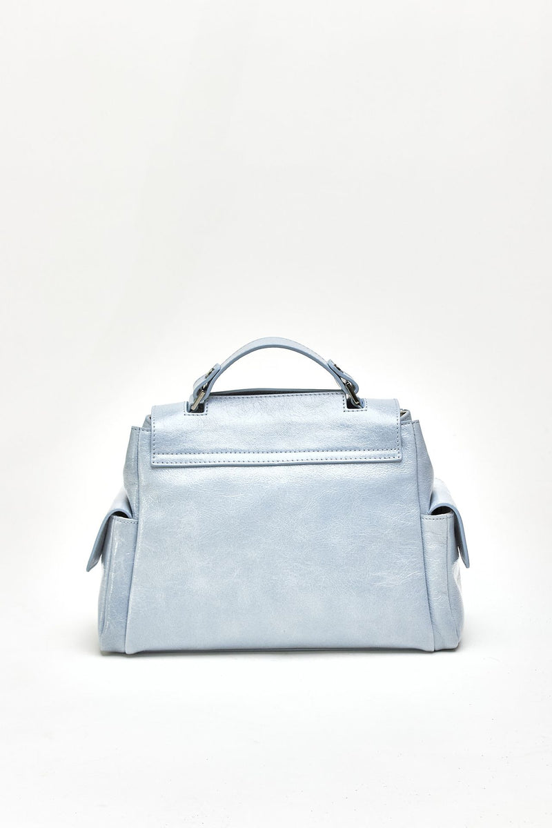 Borsa SVEVA STARCK SMALL in pelle cielo donna Orciani - 3