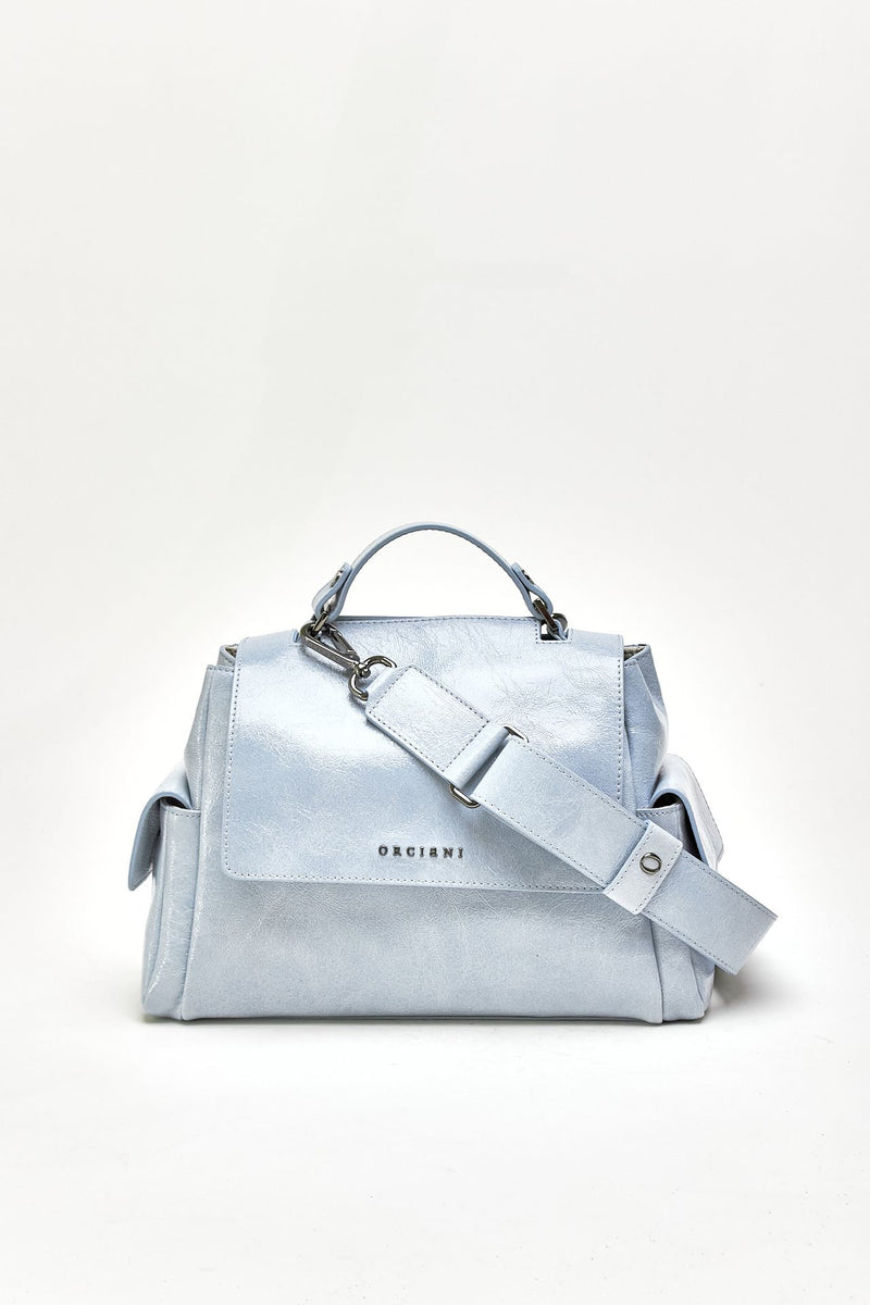 Borsa SVEVA STARCK SMALL in pelle cielo donna Orciani - 4