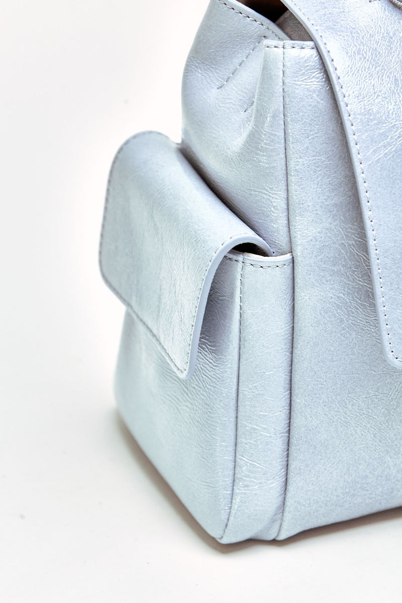 Borsa SVEVA STARCK SMALL in pelle cielo donna Orciani - 6