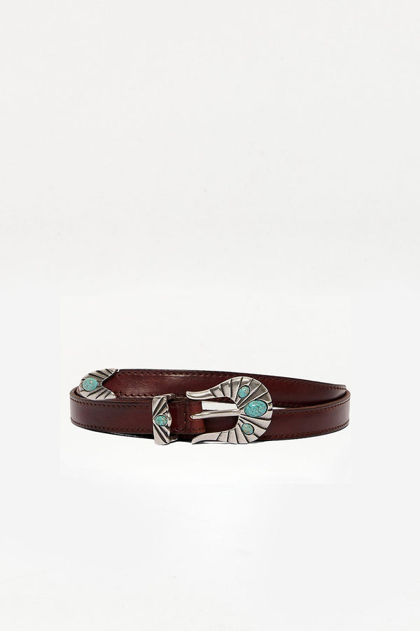Cintura WESTERN BULL SOFT in cuoio donna Orciani