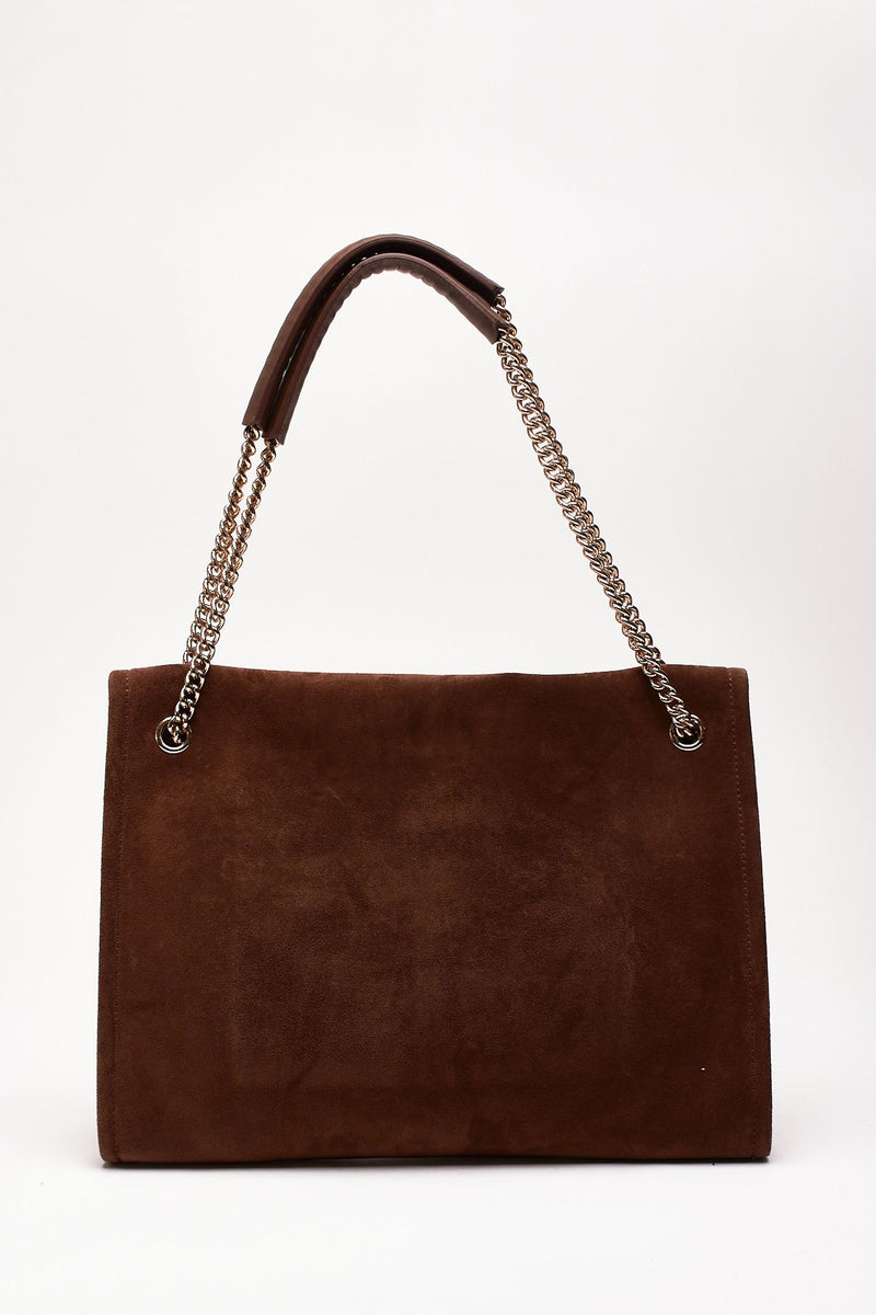 Borsa VENUS COCOA PEACH midi in suede donna Orciani - 3
