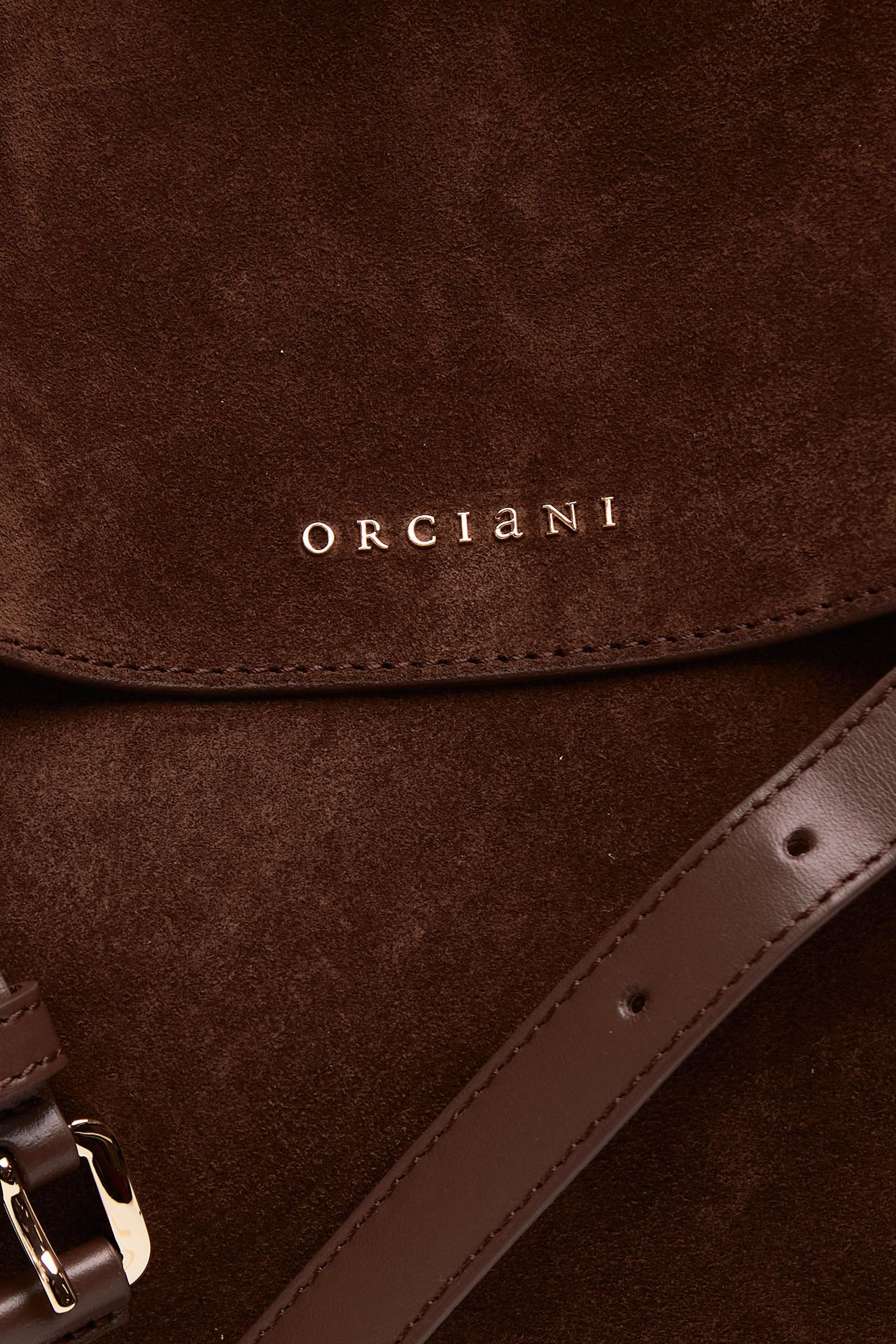 Borsa VENUS COCOA PEACH midi in suede donna Orciani - 4