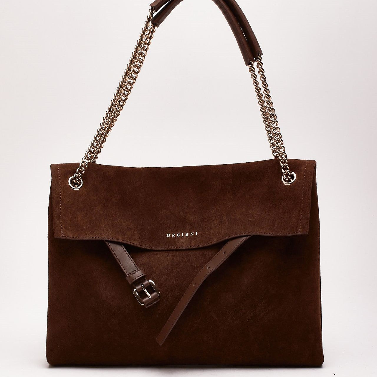 Borsa VENUS COCOA PEACH midi in suede donna Orciani - 7