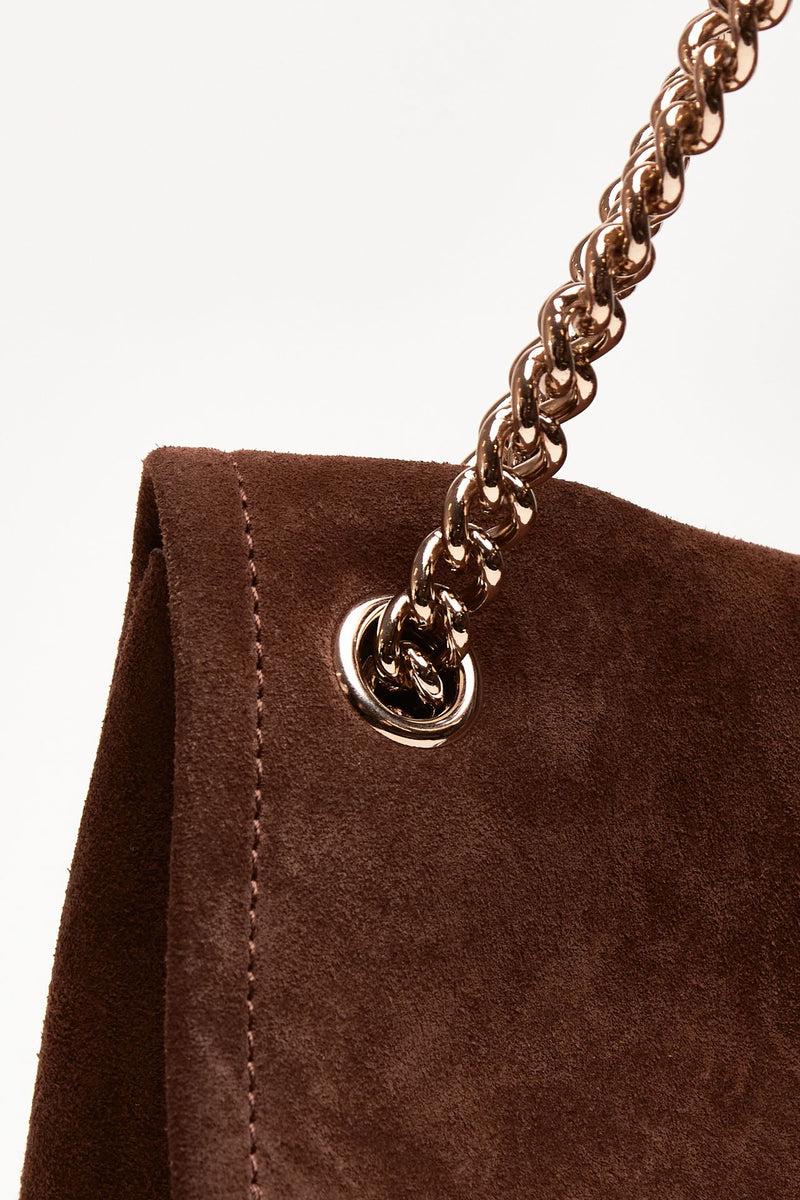Borsa VENUS COCOA PEACH midi in suede donna Orciani - 6