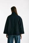 Caban corto blu/black donna Paltò - 3