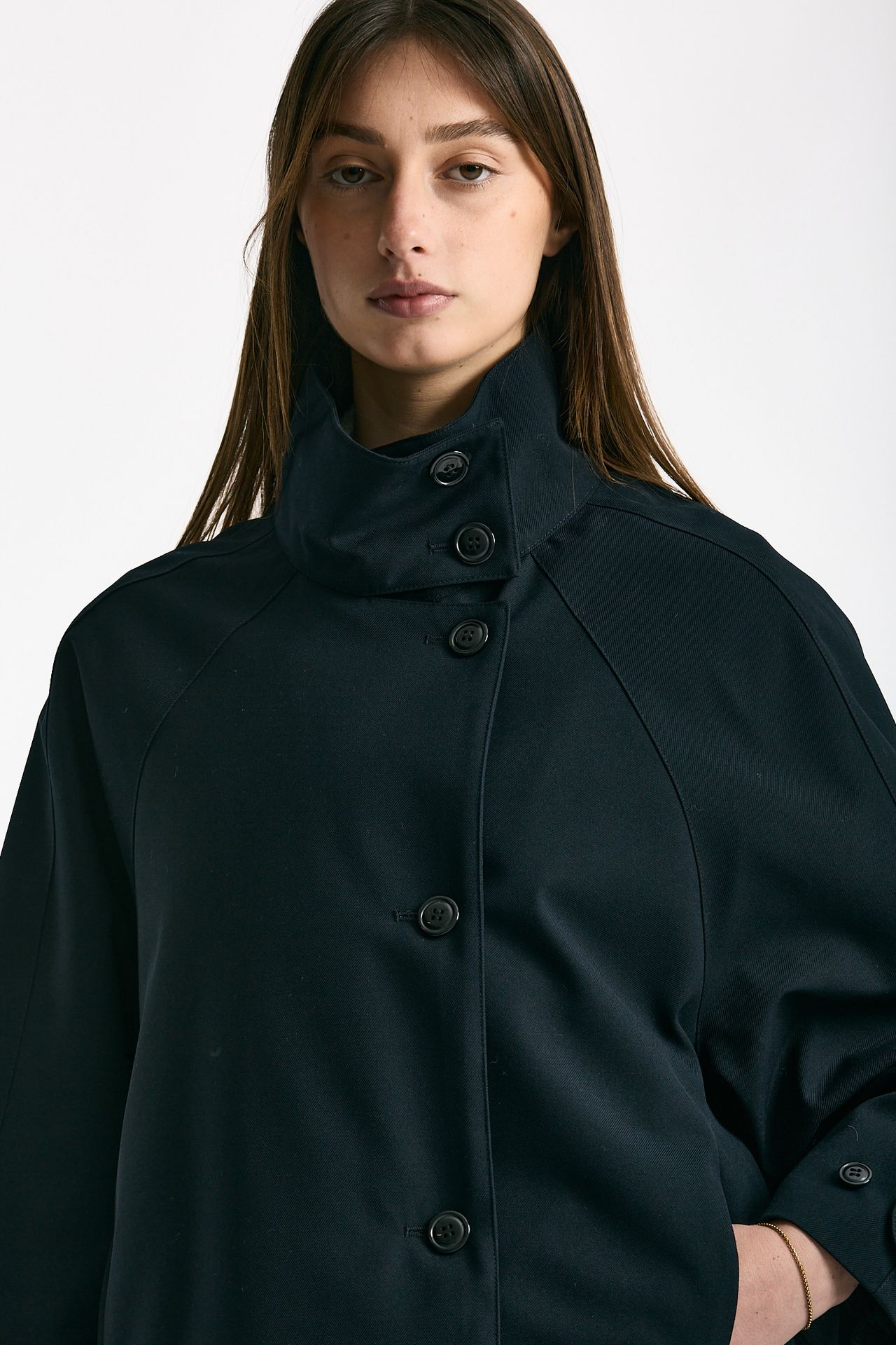 Caban corto blu/black donna Paltò - 7