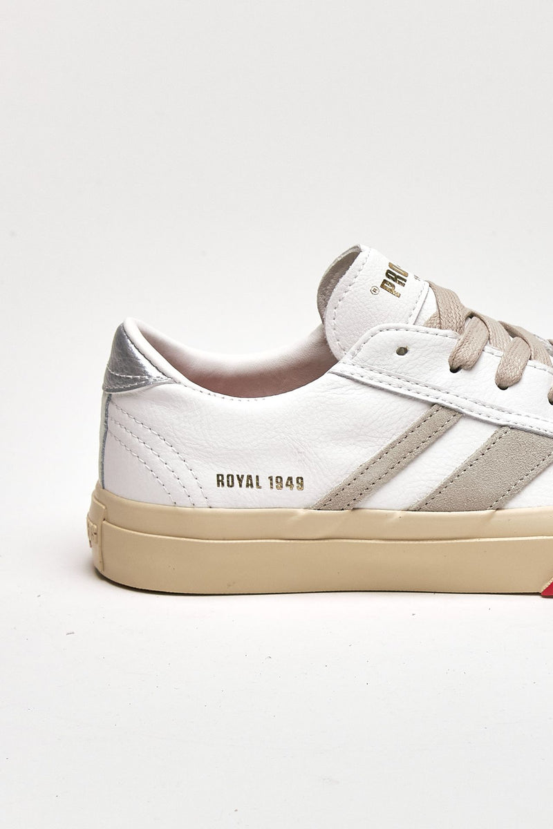 Sneakers ROYAL CLASSIC in pelle bianco donna Pro keds - 6
