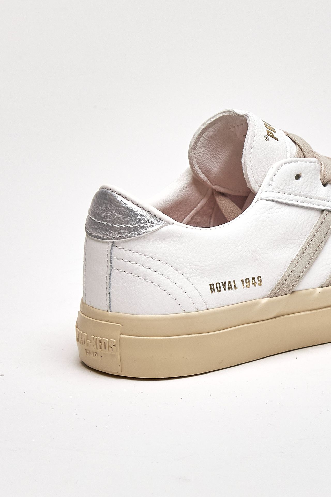 Sneakers ROYAL CLASSIC in pelle bianco donna Pro keds - 7