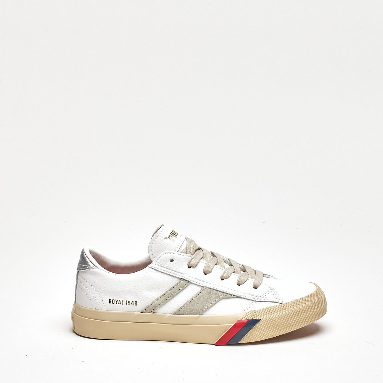 Sneakers ROYAL CLASSIC in pelle bianco donna Pro keds - 8