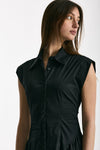 Abito in cotone nero donna ( p - s ) - 5