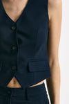 Gilet slim Galles blu donna ( p - s ) - 6