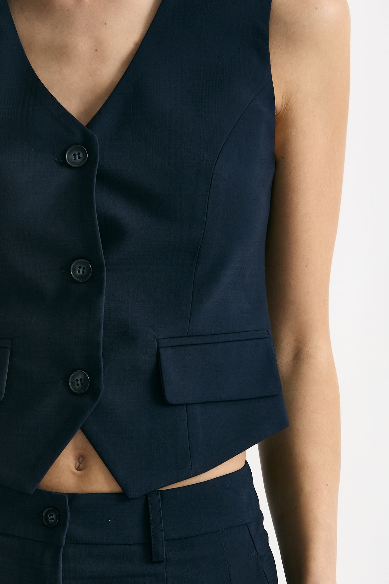 Gilet slim Galles blu donna ( p - s ) - 6