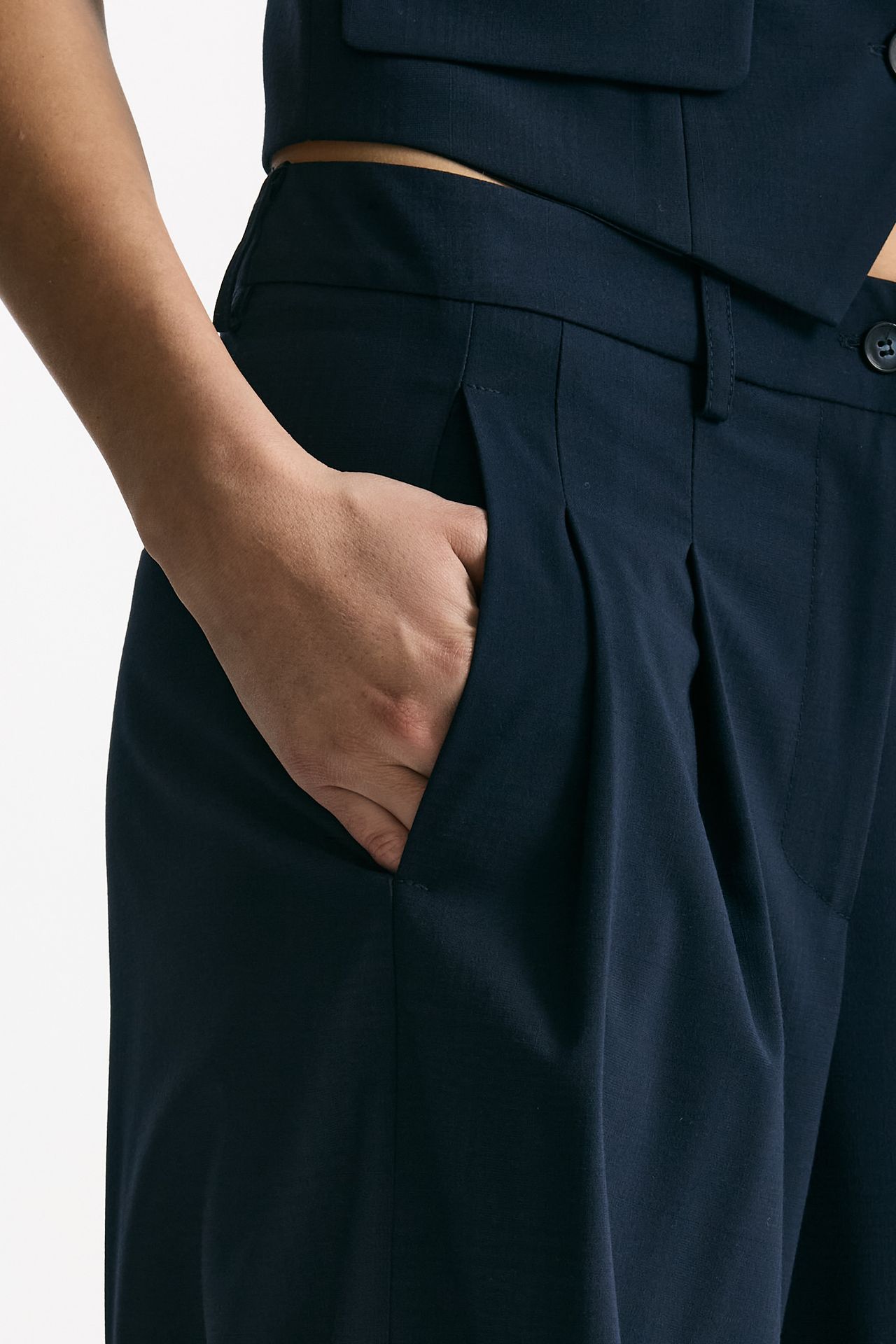 Pantalone pinces Galles blu donna ( p - s ) - 5