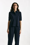 Maglia polo blu donna ( p - s ) - 2