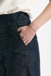 Pantalone effetto denim blu donna ( p - s ) - 5