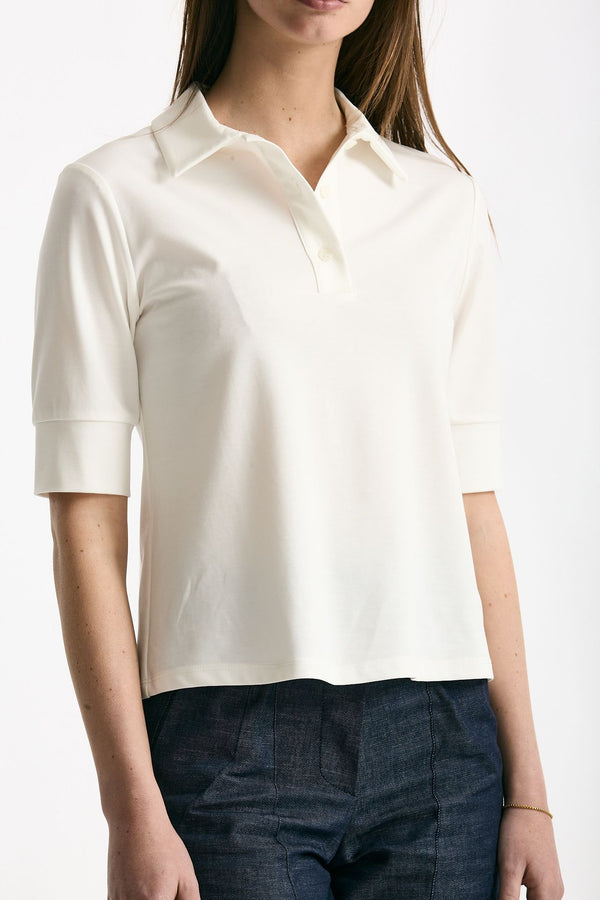 Maglia polo bianca donna ( p - s )