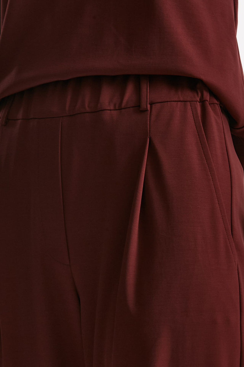 Pantalone fluido bordeaux donna ( p - s ) - 6