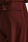 Pantalone fluido bordeaux donna ( p - s ) - 7