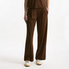 Pantalone fluido marrone donna ( p - s ) - 7