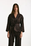 Kimono cioccolato donna ( p - s ) - 1