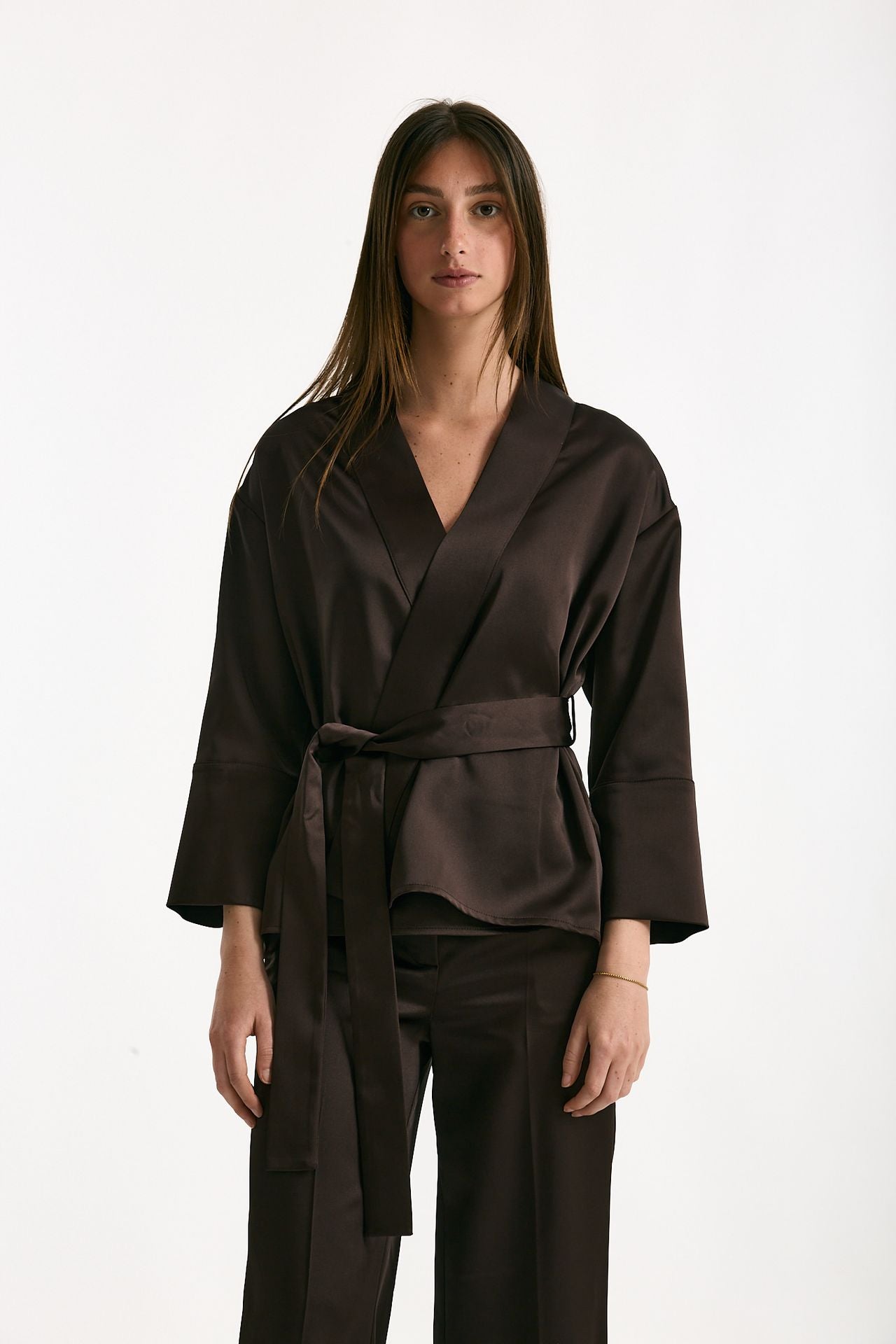 Kimono cioccolato donna ( p - s ) - 1
