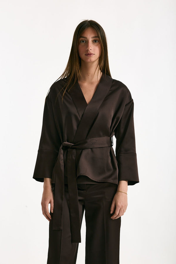 Kimono cioccolato donna ( p - s )