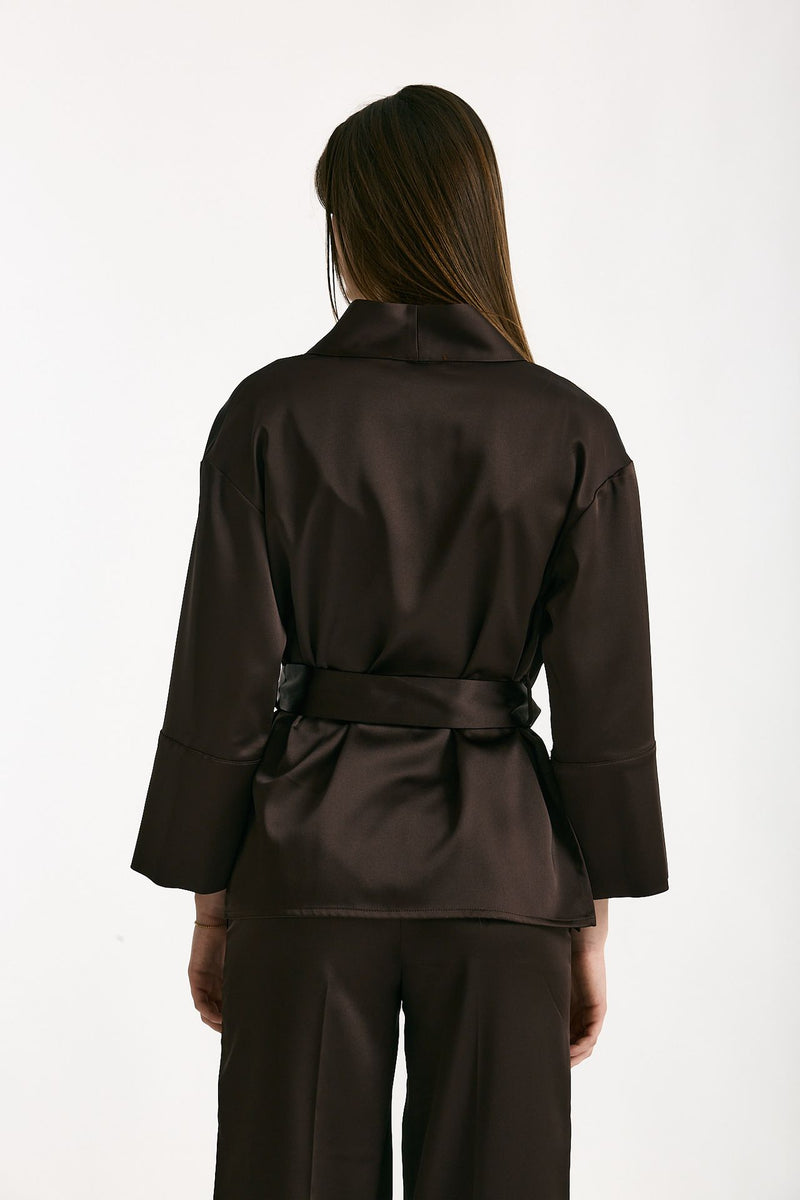 Kimono cioccolato donna ( p - s ) - 4