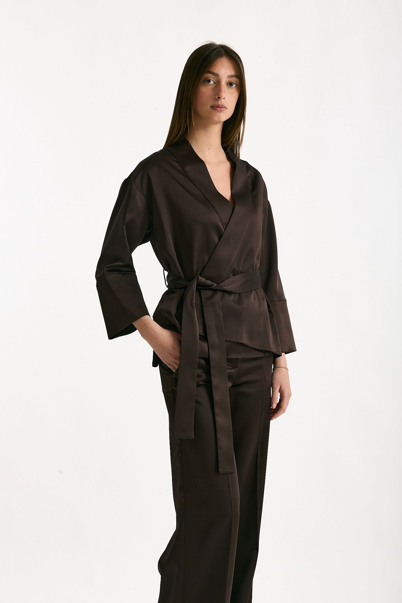 Kimono cioccolato donna ( p - s ) - 5