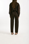 Pantalone in cotone cioccolato donna ( p - s ) - 3